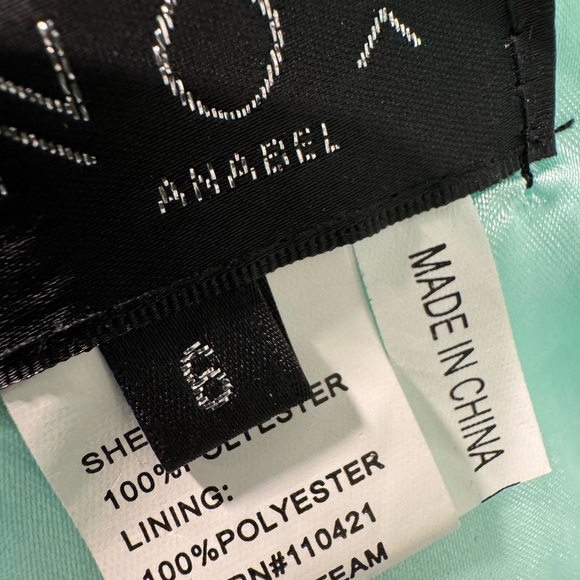 Elegant Green Floral Sparkly A-Line Laceup Back Woodland Forest Evening Gown - Picture 5 of 5